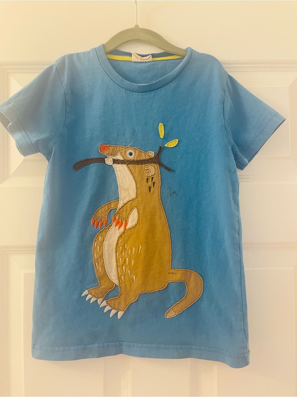 FREE add-on: Mini Boden weasel appliqué t-shirt 7/8